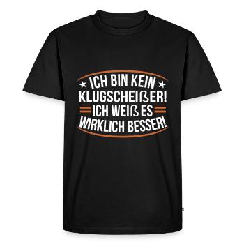 Drôle de sort - T-shirt Premium bio Homme - noir - Devant - Nico (187cm)