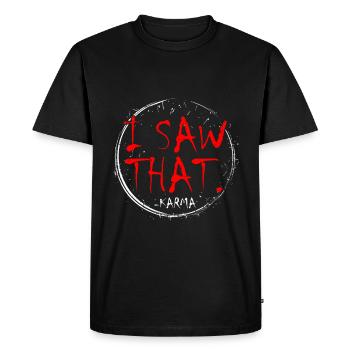 Drôle de sort - T-shirt Premium bio Homme - noir - Devant - Nico (187cm)