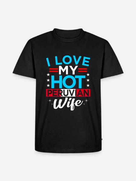 Peru - Men's Premium Organic T-Shirt - black