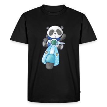 Moto - T-shirt Premium bio Homme - noir - Devant - Nico (187cm)