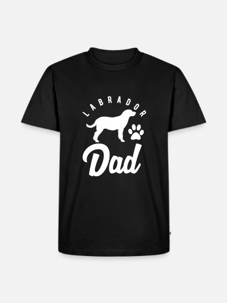 Labrador - Men's Premium Organic T-Shirt - black