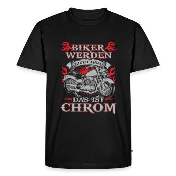 Moto - T-shirt Premium bio Homme - noir - Devant - Nico (187cm)