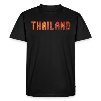 Thaïlande - T-shirt Premium bio Homme - noir - Devant - Nico (187cm)