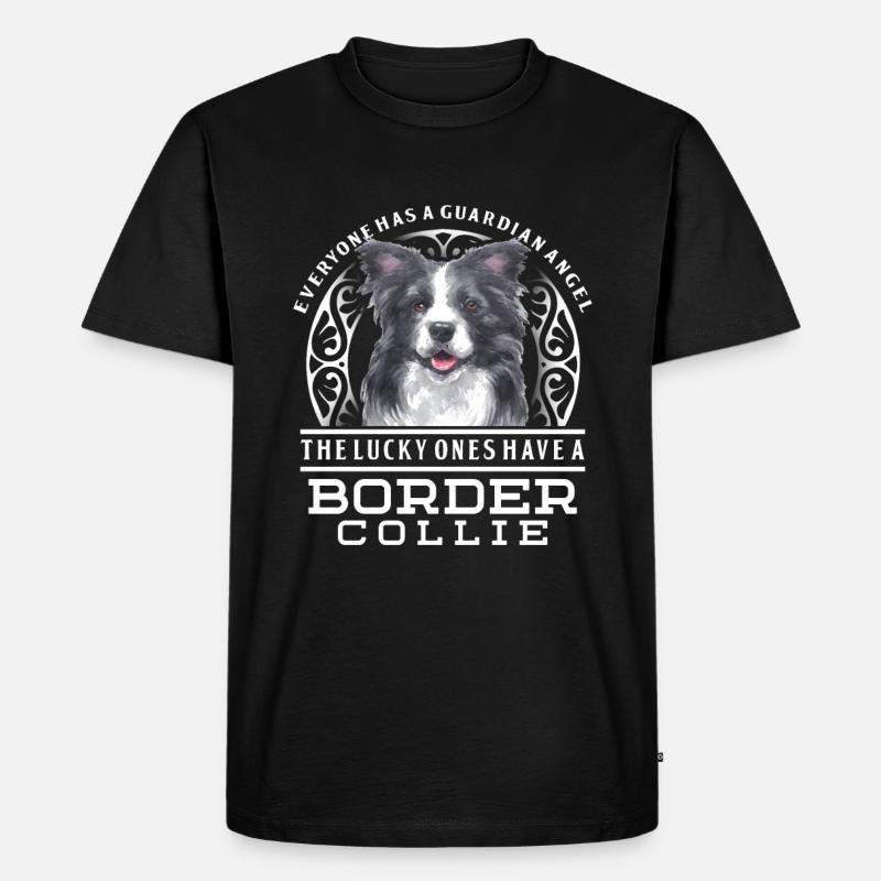 Border Collie - T-shirt Premium bio Homme - noir
