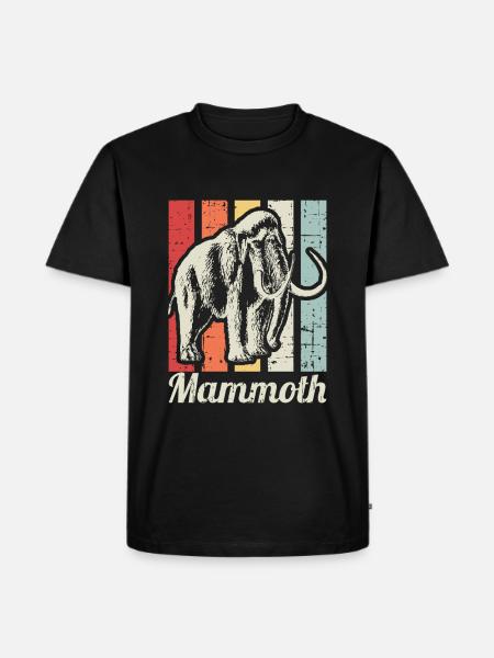 Mammoth - Men's Premium Organic T-Shirt - black
