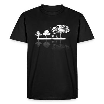 Nature Forêt Conservation des animaux rare cadeau Klim - T-shirt Premium bio Homme - noir - Devant - Nico (187cm)
