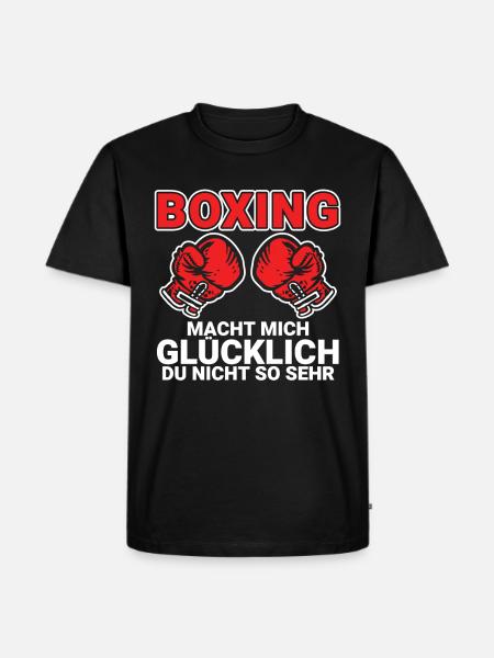 Boxen - Männer Premium Bio T-Shirt - Schwarz