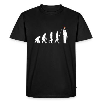 arbitre - T-shirt Premium bio Homme - noir - Devant - Nico (187cm)