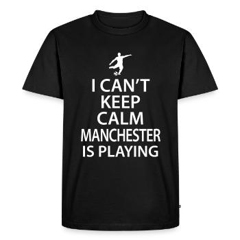 Manchester - T-shirt Premium bio Homme - noir - Devant - Nico (187cm)