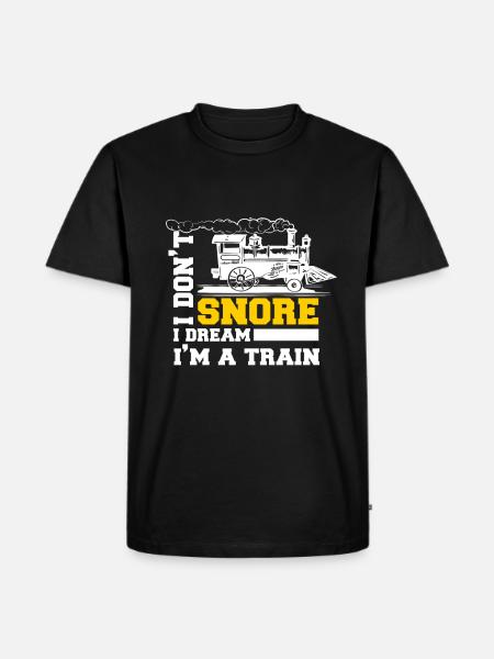 Train trains train modèle - T-shirt Premium bio Homme - noir