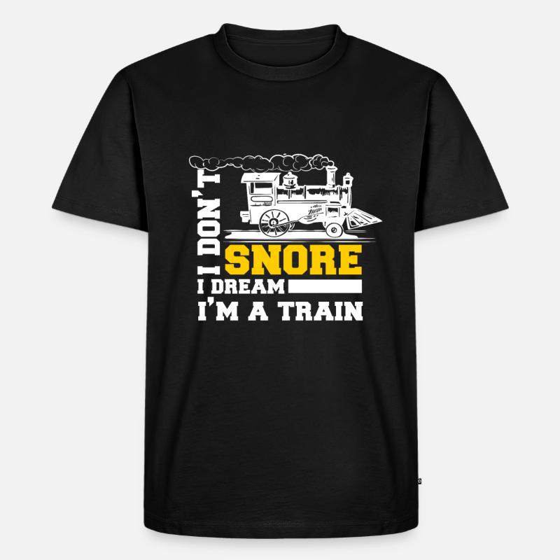 Train trains train modèle - T-shirt Premium bio Homme - noir