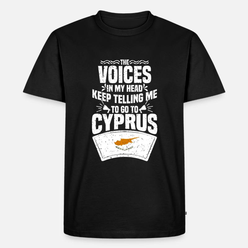 Zypern - Männer Premium Bio T-Shirt - Schwarz
