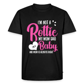 rottweiler - T-shirt Premium bio Homme - noir - Devant - Nico (187cm)