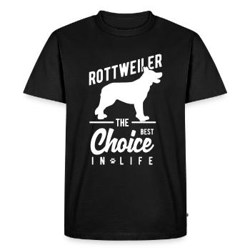 rottweiler - T-shirt Premium bio Homme - noir - Devant - Nico (187cm)