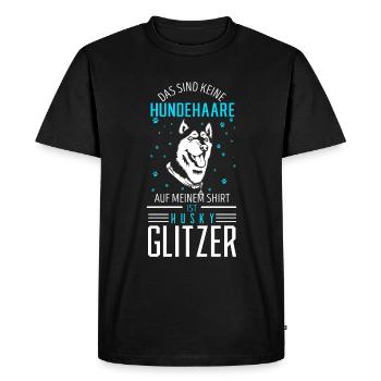 Husky - T-shirt Premium bio Homme - noir - Devant - Nico (187cm)