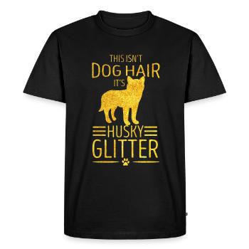 Husky - T-shirt Premium bio Homme - noir - Devant - Nico (187cm)