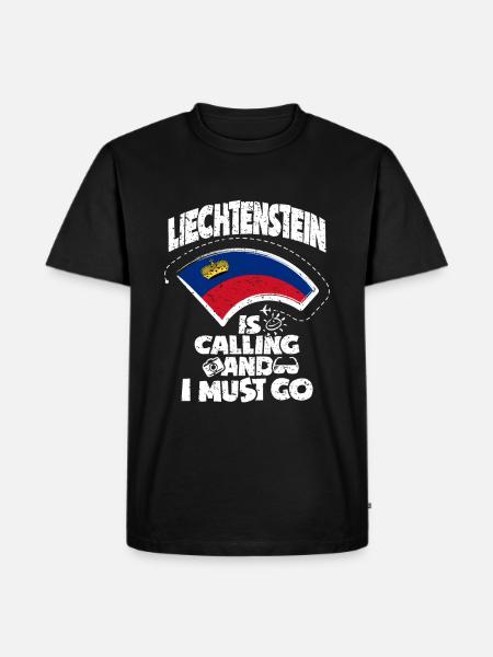 Liechtenstein - Men's Premium Organic T-Shirt - black