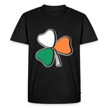 Irlande - T-shirt Premium bio Homme - noir - Devant - Nico (187cm)