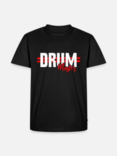 Drums drummer drummer gift - Men's Premium Organic T-Shirt - black