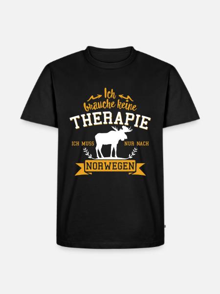Norway - Men's Premium Organic T-Shirt - black