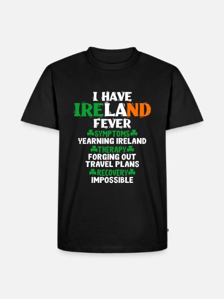Ireland - Men's Premium Organic T-Shirt - black