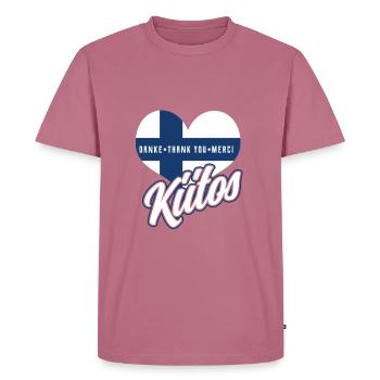 Finlande - T-shirt Premium bio Homme - mauve - Devant - Nico (187cm)