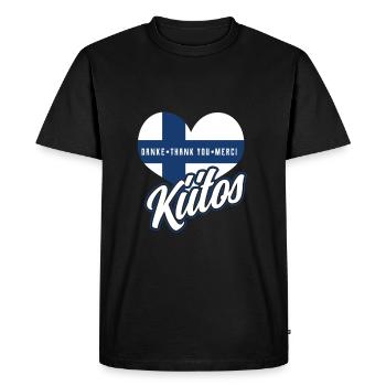 Finlande - T-shirt Premium bio Homme - noir - Devant - Nico (187cm)