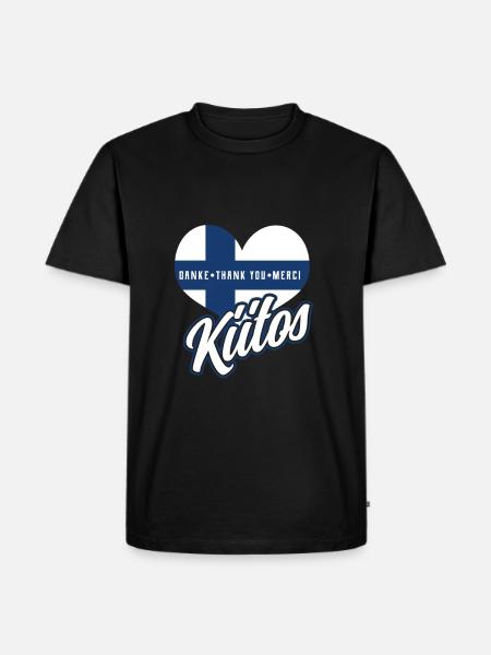 Finnland - Männer Premium Bio T-Shirt - Schwarz