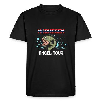 Norwegen - Männer Premium Bio T-Shirt - Schwarz - Vorne - Nico (187cm)
