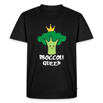 Le brocoli - T-shirt Premium bio Homme - noir - Devant - Nico (187cm)