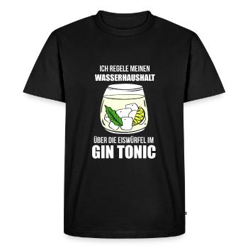 Karneval Fasching Kostüm - Männer Premium Bio T-Shirt - Schwarz - Vorne - Nico (187cm)