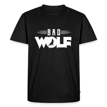 Loup - T-shirt Premium bio Homme - noir - Devant - Nico (187cm)