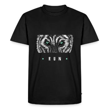 Wolf Wolf Wolf Pack Gift - T-shirt Premium bio Homme - noir - Devant - Nico (187cm)
