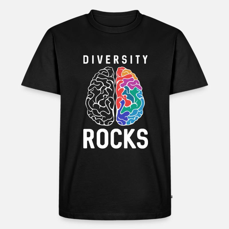 Autismus - Männer Premium Bio T-Shirt - Schwarz