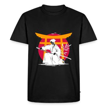 Japon - T-shirt Premium bio Homme - noir - Devant - Nico (187cm)