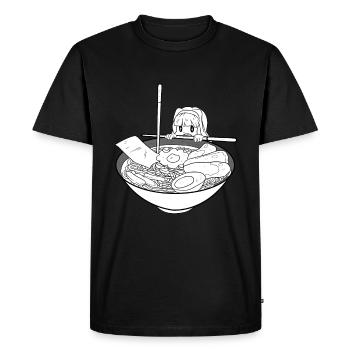 Japon - T-shirt Premium bio Homme - noir - Devant - Nico (187cm)