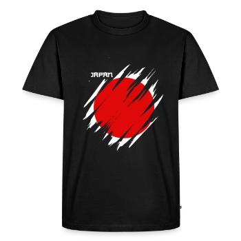 Japon - T-shirt Premium bio Homme - noir - Devant - Nico (187cm)