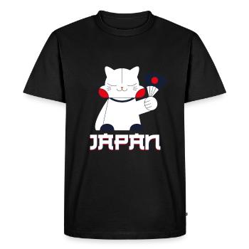 Japon - T-shirt Premium bio Homme - noir - Devant - Nico (187cm)