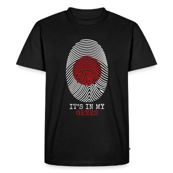 Japon - T-shirt Premium bio Homme - noir - Devant - Nico (187cm)