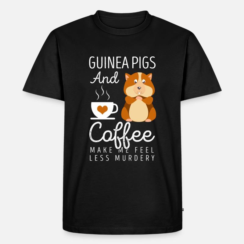 Cochon d'Inde - T-shirt Premium bio Homme - noir