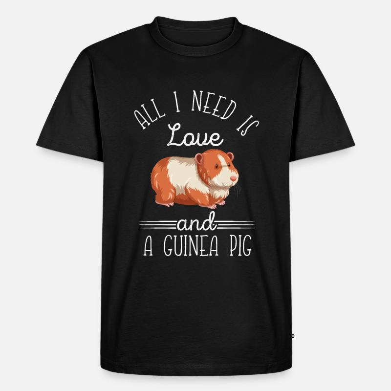 Cochon d'Inde - T-shirt Premium bio Homme - noir