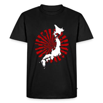 Japon - T-shirt Premium bio Homme - noir - Devant - Nico (187cm)
