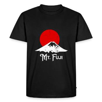 Japon - T-shirt Premium bio Homme - noir - Devant - Nico (187cm)
