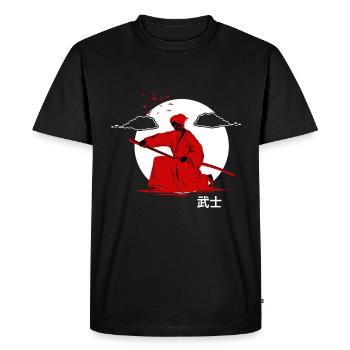 Japon - T-shirt Premium bio Homme - noir - Devant - Nico (187cm)