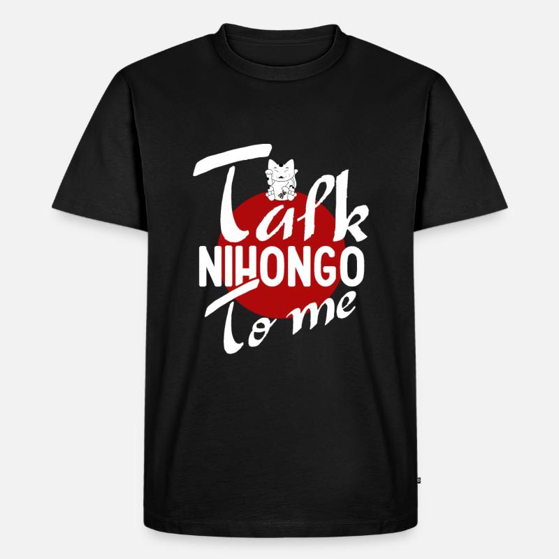 Japan - Männer Premium Bio T-Shirt - Schwarz