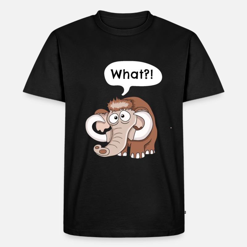 Mammut - Männer Premium Bio T-Shirt - Schwarz
