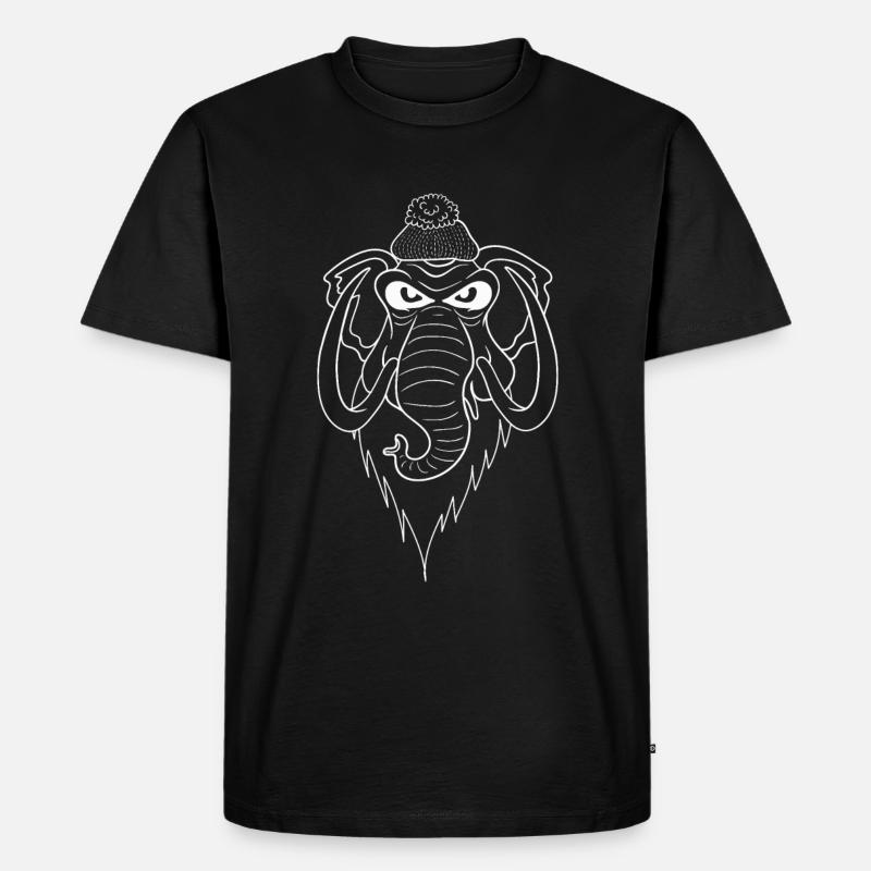 Mammut - Männer Premium Bio T-Shirt - Schwarz