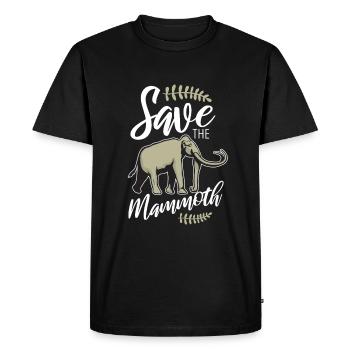 Mammut - Männer Premium Bio T-Shirt - Schwarz - Vorne - Nico (187cm)