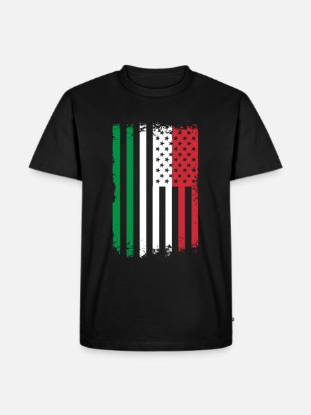 Italy - Men's Premium Organic T-Shirt - black