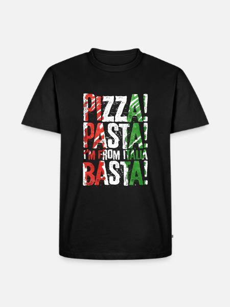 Italy - Men's Premium Organic T-Shirt - black